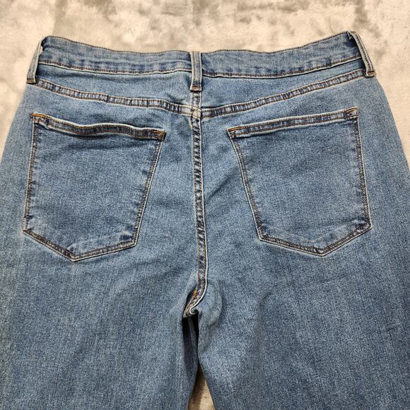 No Boundaries Jeans Womens 14 Blue High Rise Skinny Leg Stretch Denim Casual - Picture 4 of 12